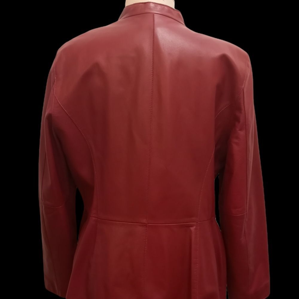 Classique entier genuine leather jacket - Picture 3 of 7